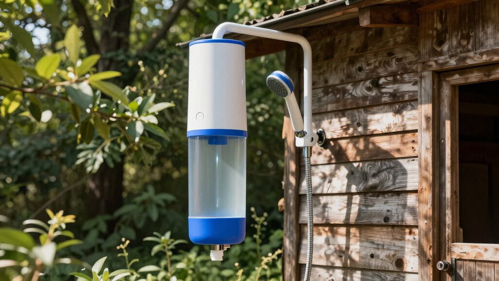 affordable camping shower options