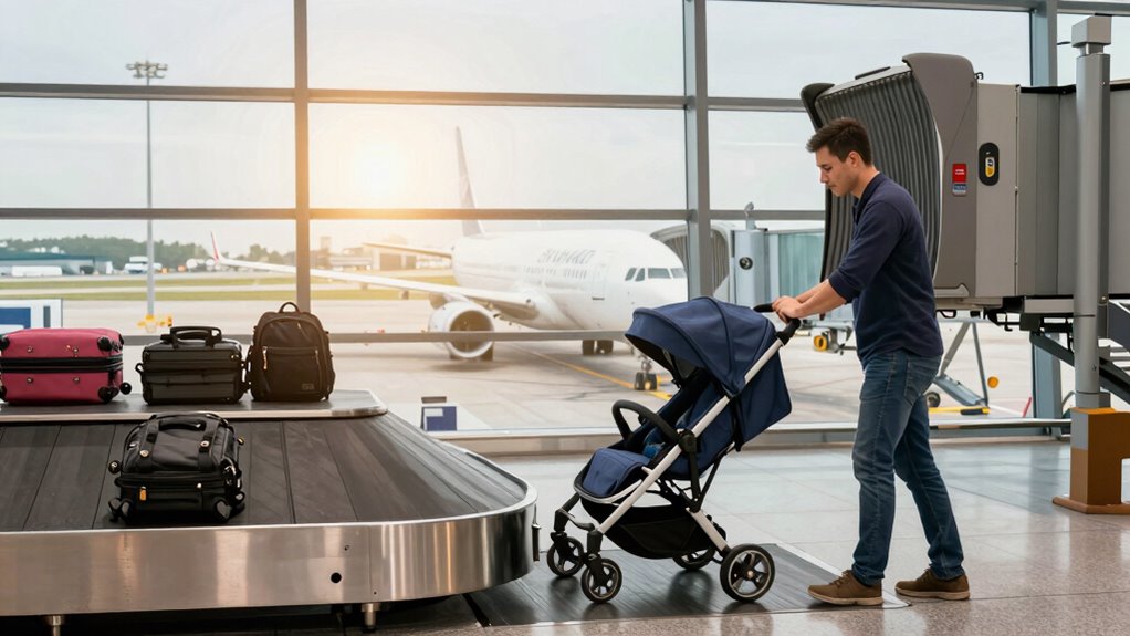 airport stroller policy variations