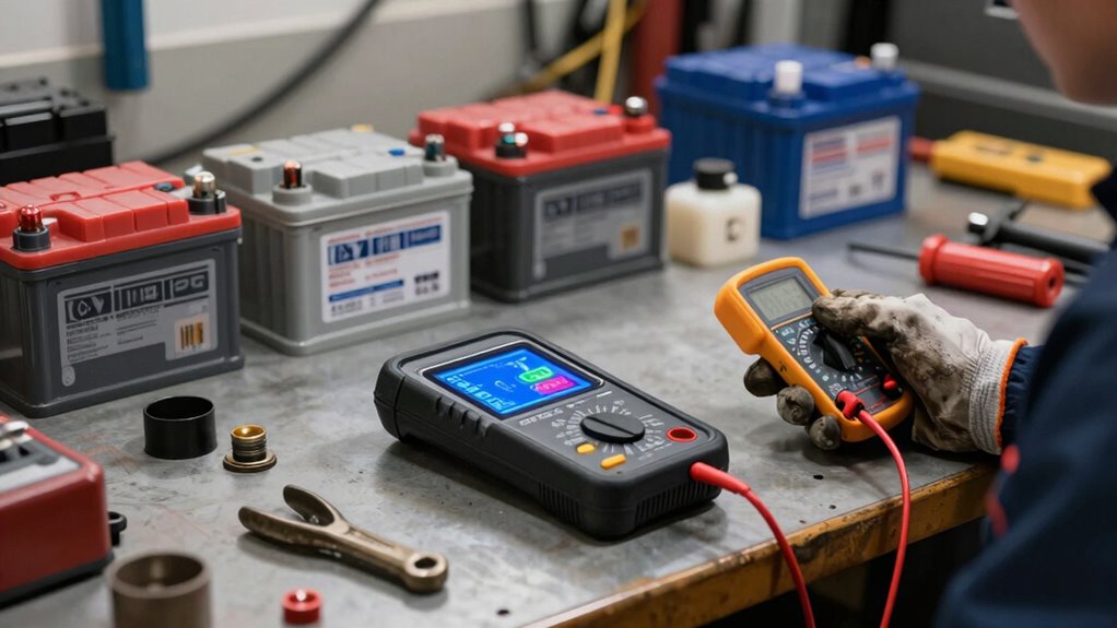 battery testers for various vehicles