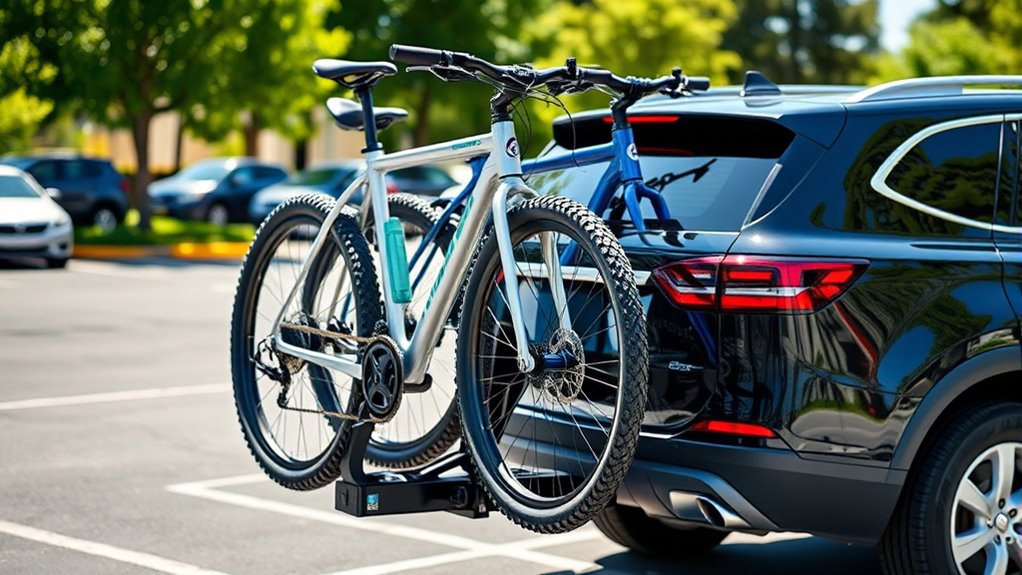 bike rack compatibility and features
