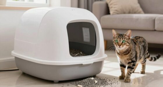 cat acceptance of self cleaning litter