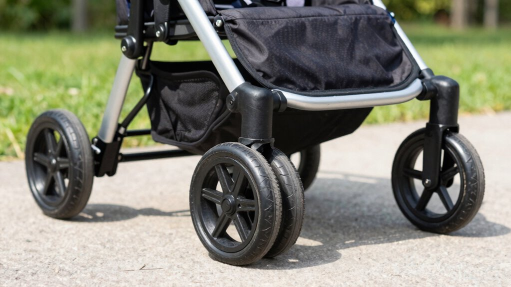 check for worn wheels