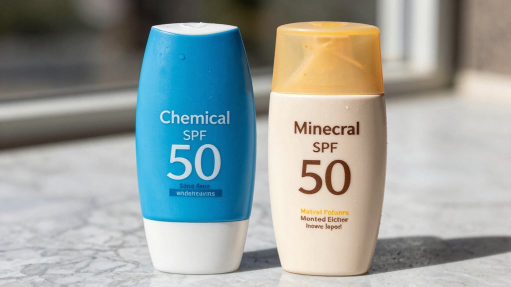 chemical vs mineral sunscreens