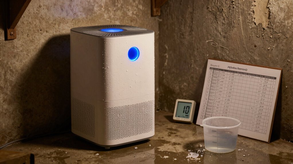 choose appropriate dehumidifier capacity