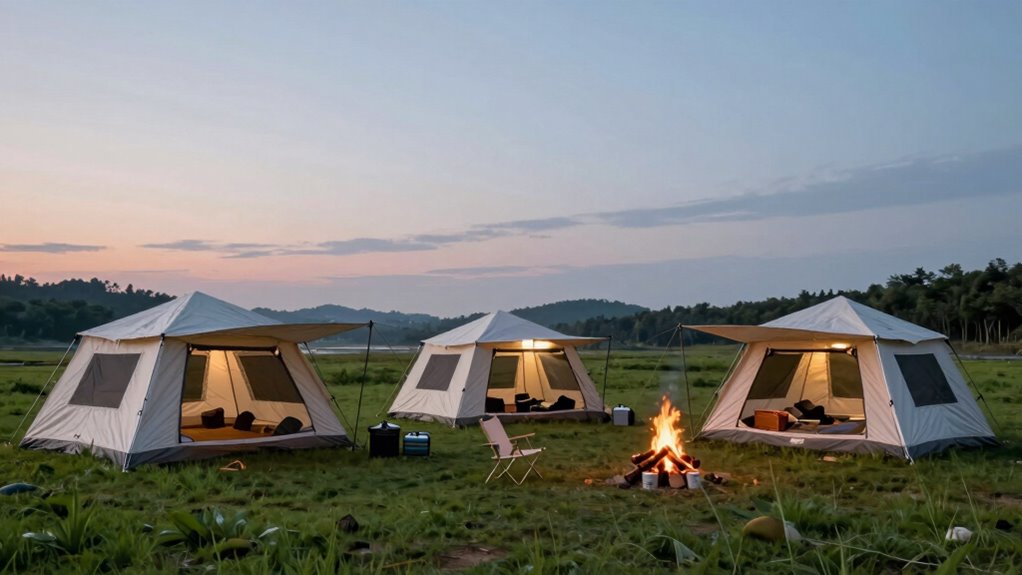 choose appropriate tent size