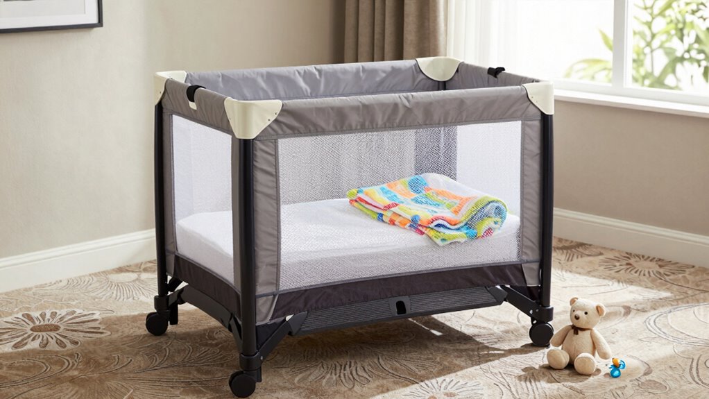 choose safe comfortable travel crib
