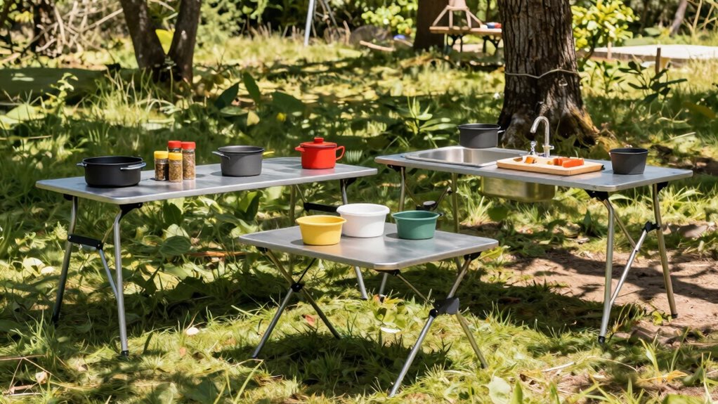choose suitable camping table