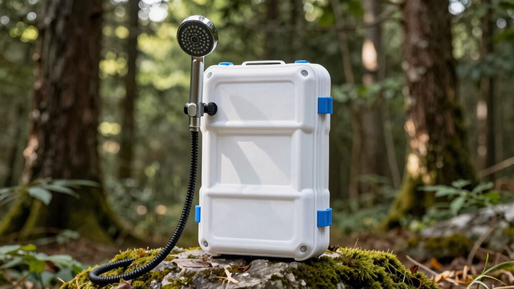 choosing budget camping showers