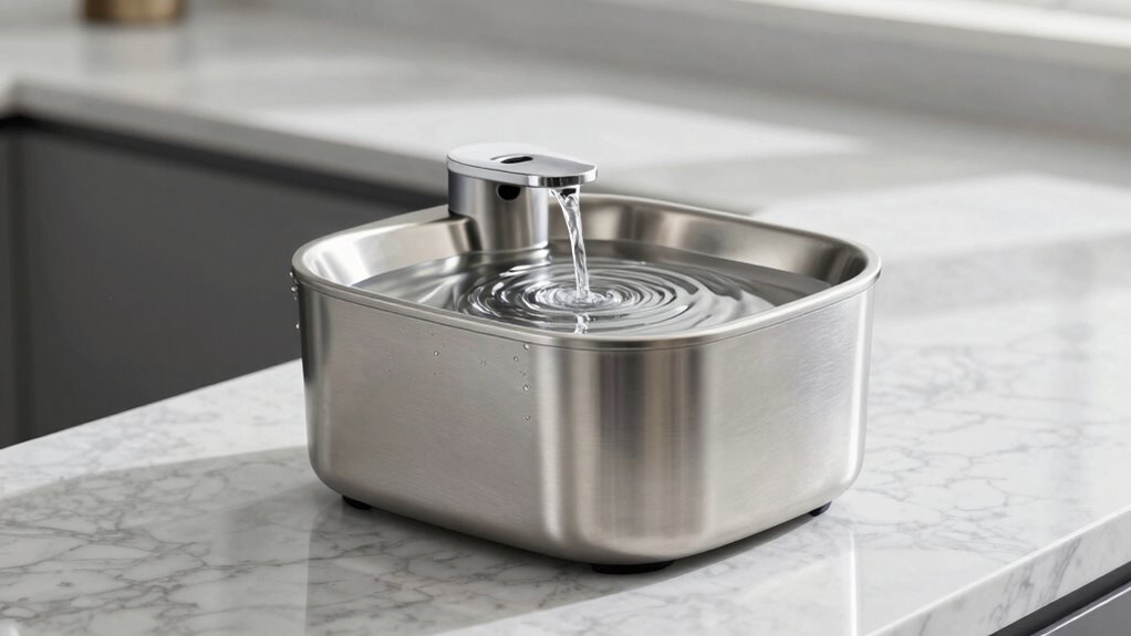 clean slime free cat fountains