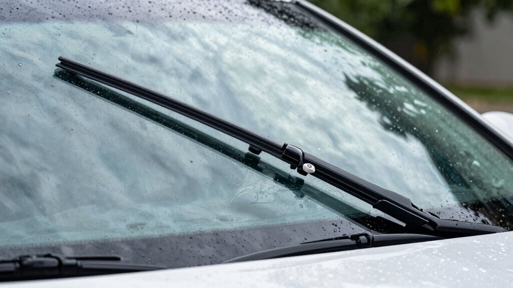 clean windshield for clearer visibility