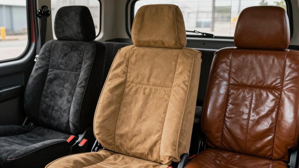 comparing truck seat materials