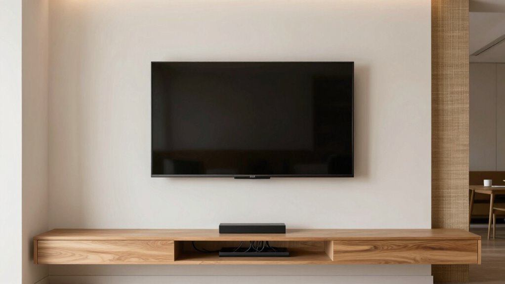 conceal cables behind walls