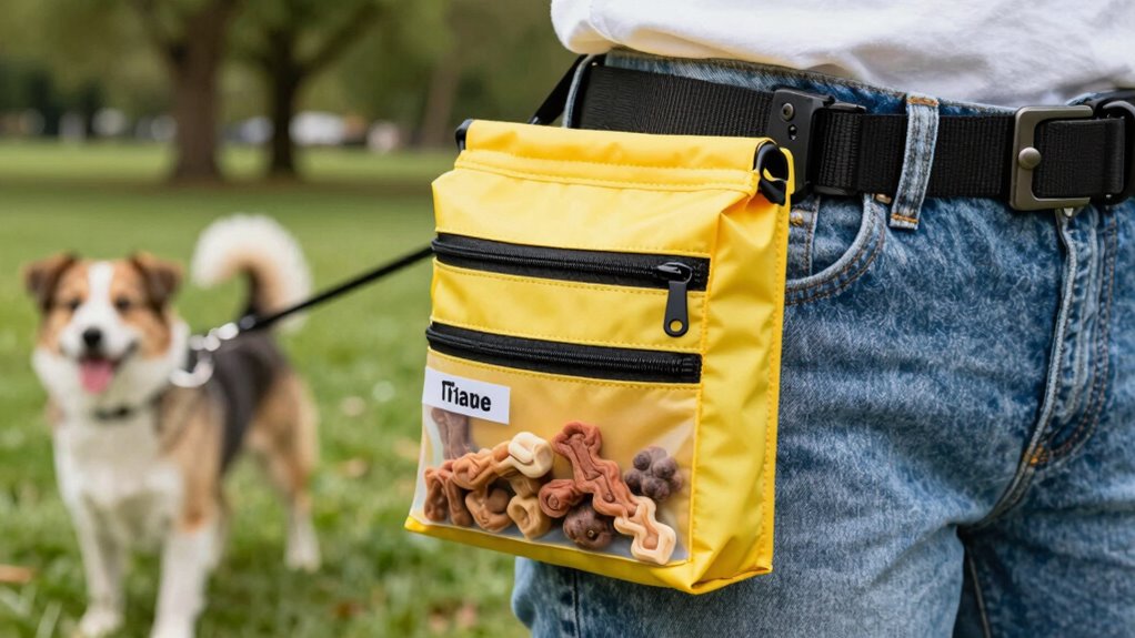 convenient dog training pouches