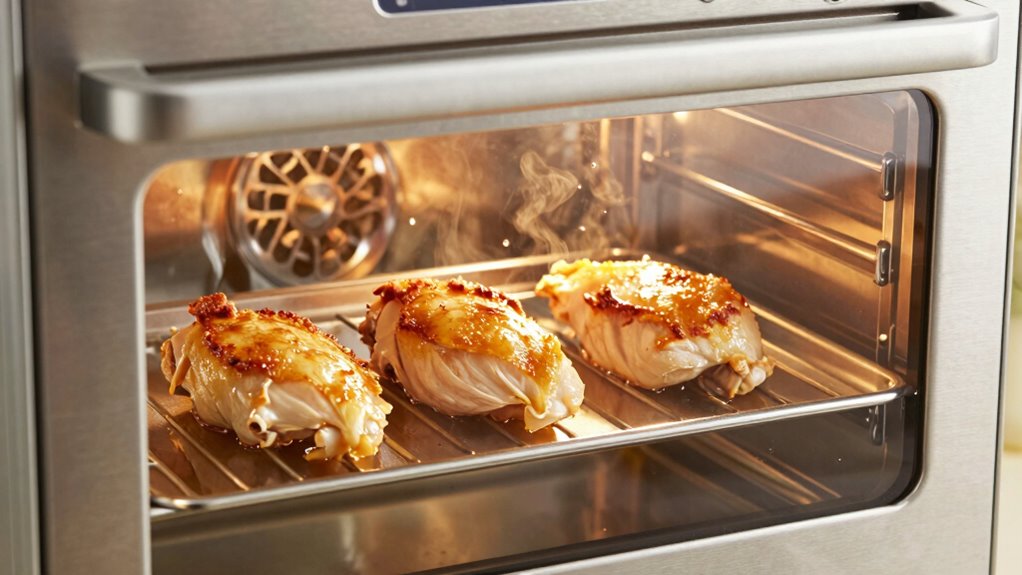 crispy juicy steam cooking