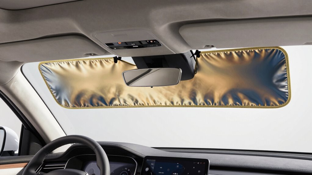 custom fit sunshade maximizes protection