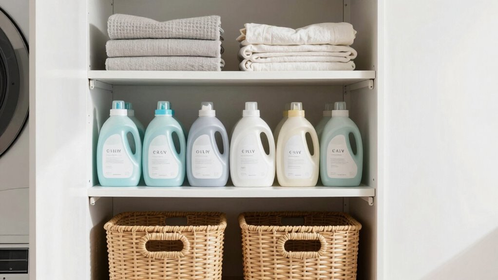 customize laundry cabinet heights