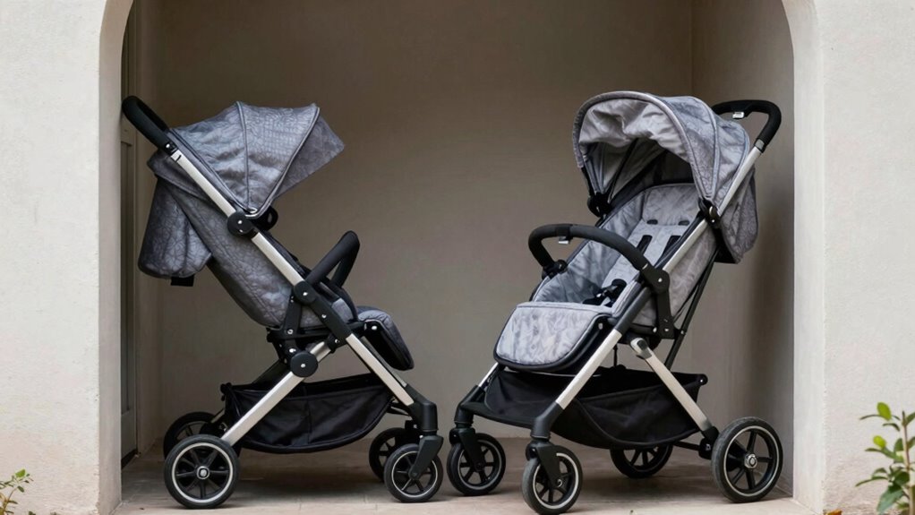 double stroller width range