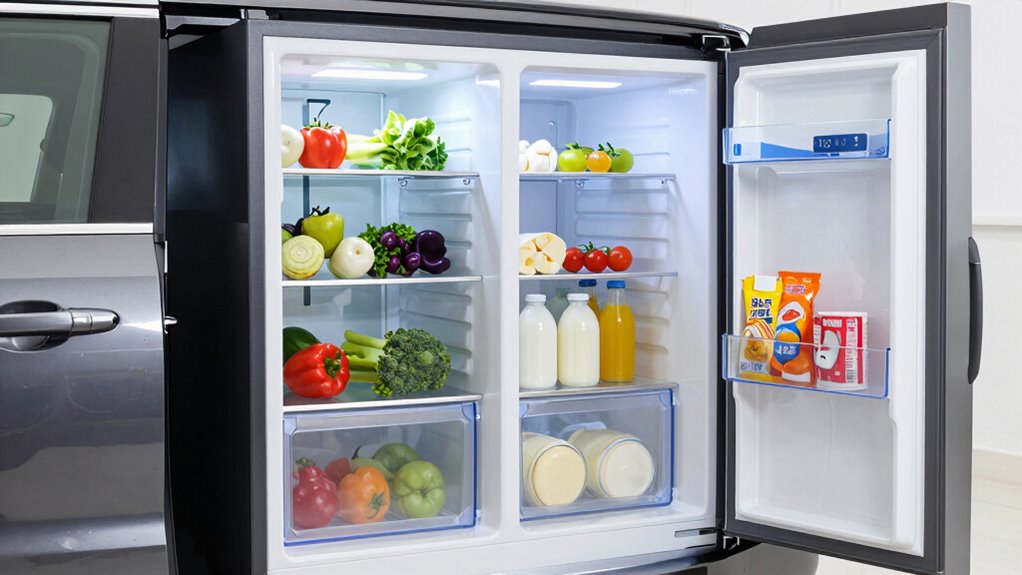 dual zone fridge features