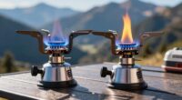 efficient dual burner camping stoves
