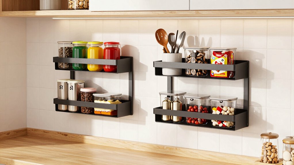 efficient small kitchen storage