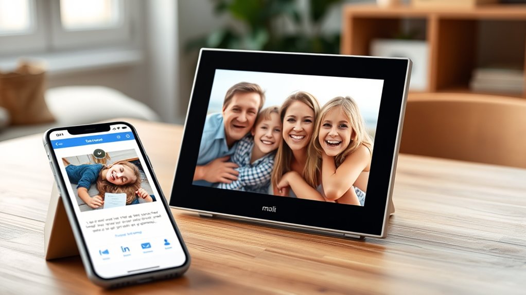 email photo sharing features