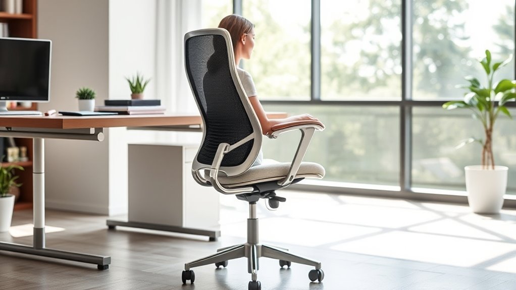 ergonomic adjustable breathable support