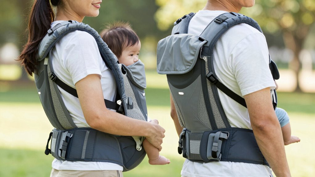 ergonomic adjustable supportive carriers