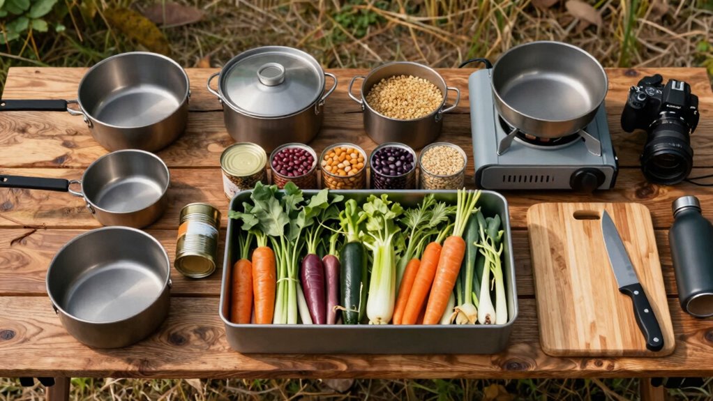 essential camping cooking supplies