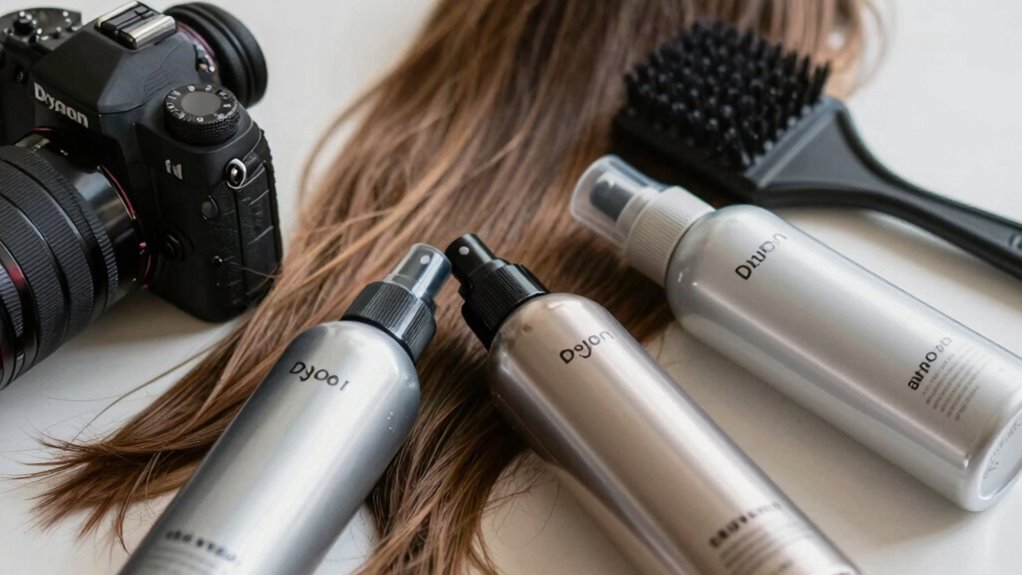 evenly apply heat protectant