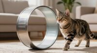 fear free cat wheel training