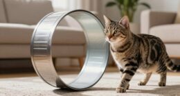 fear free cat wheel training