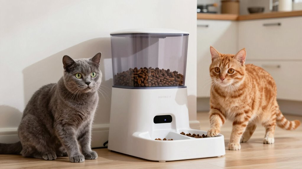 feeder maintenance and cat behavior