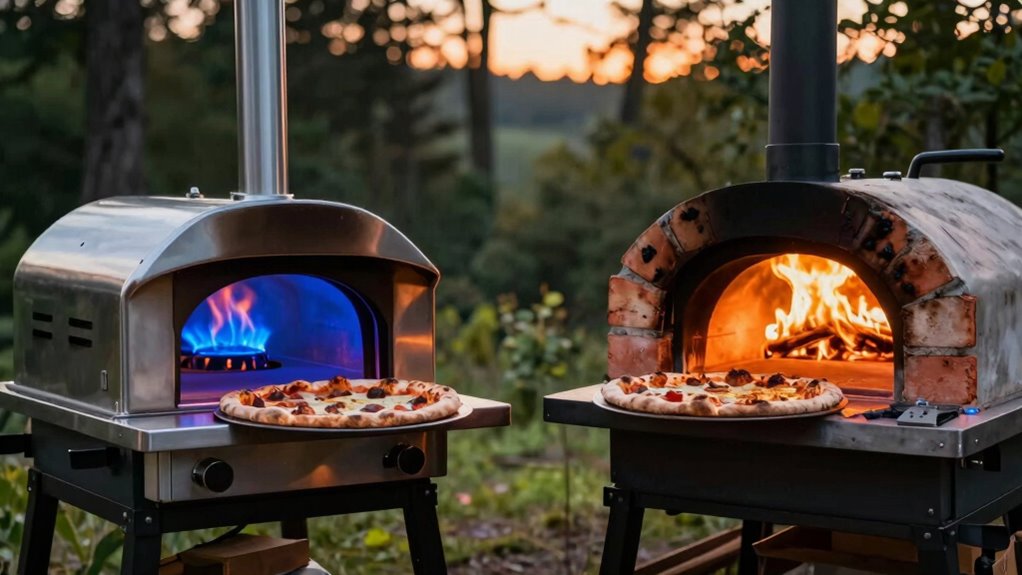 gas heats quickly and controls