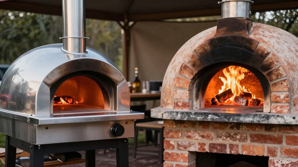 gas vs wood oven differences