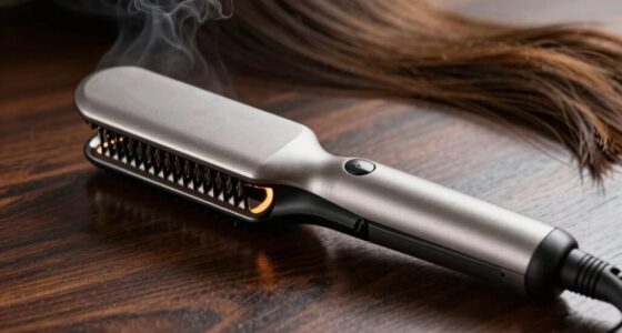 heated brushes outperform flat irons