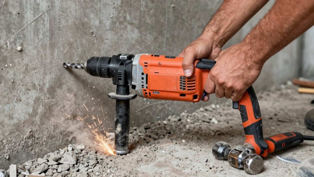 heavy duty concrete drilling