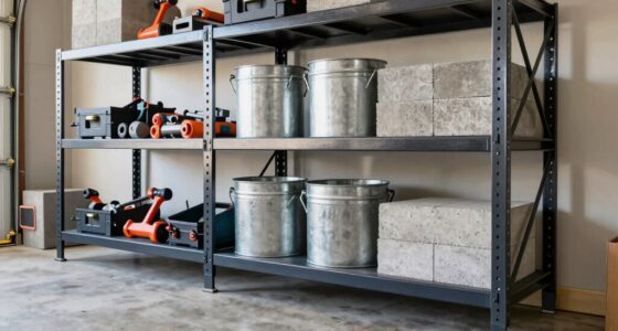 heavy duty garage shelving