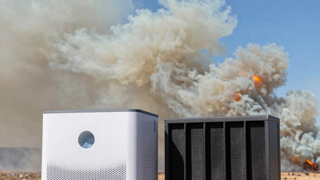 hepa carbon smoke filtration