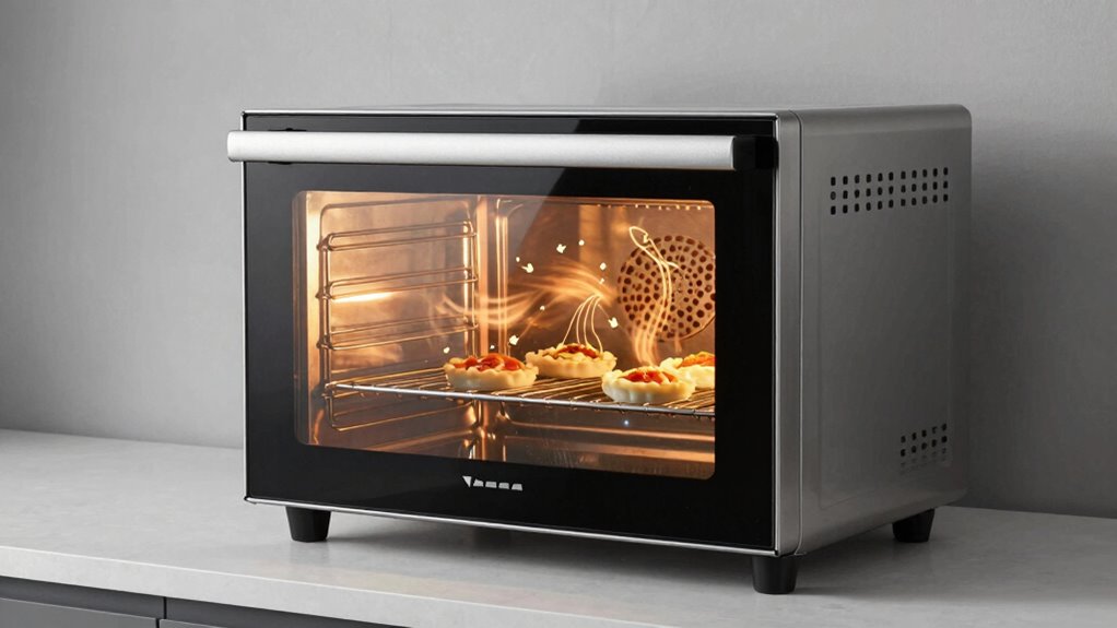 hot air circulation speeds cooking