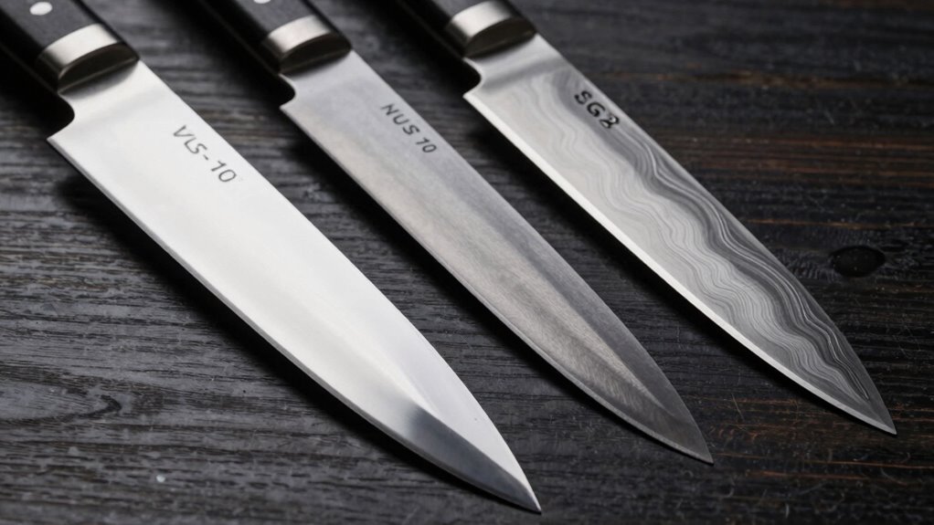 japanese steel comparison