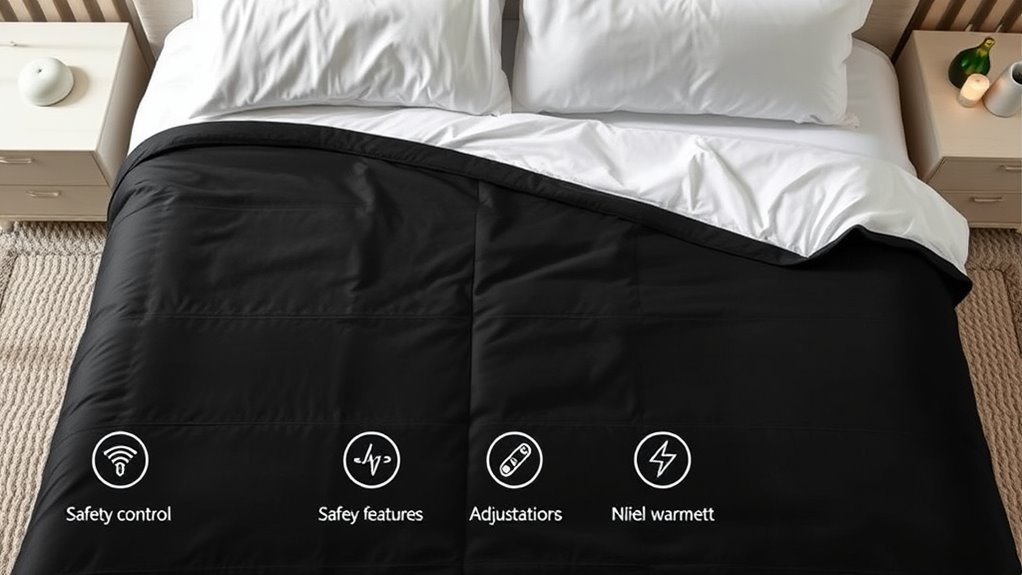 king size dual control features