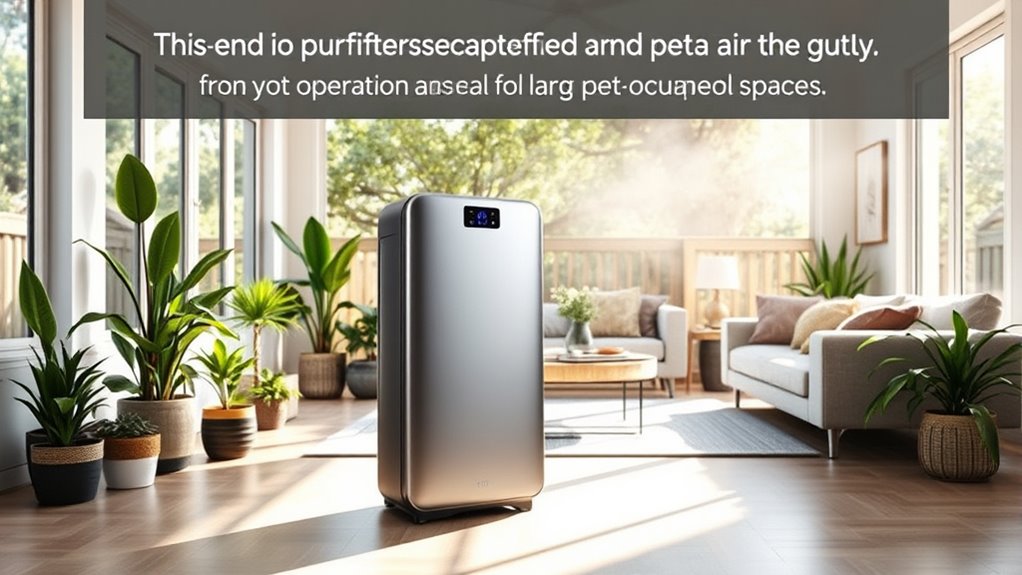 large room pet odor purifier