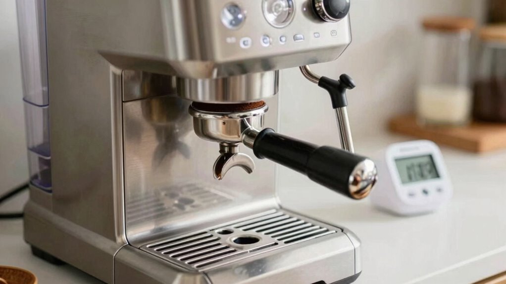 maintain espresso machine regularly