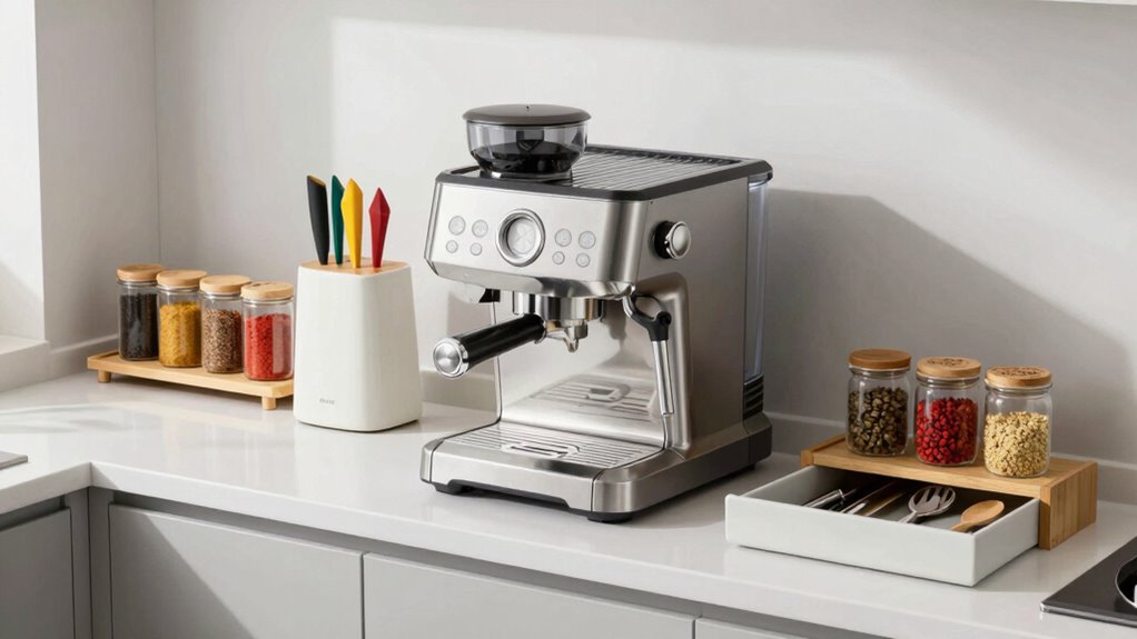 maintain organized kitchen space