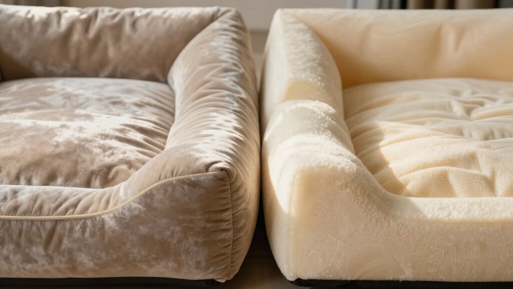 memory foam supports dog joints