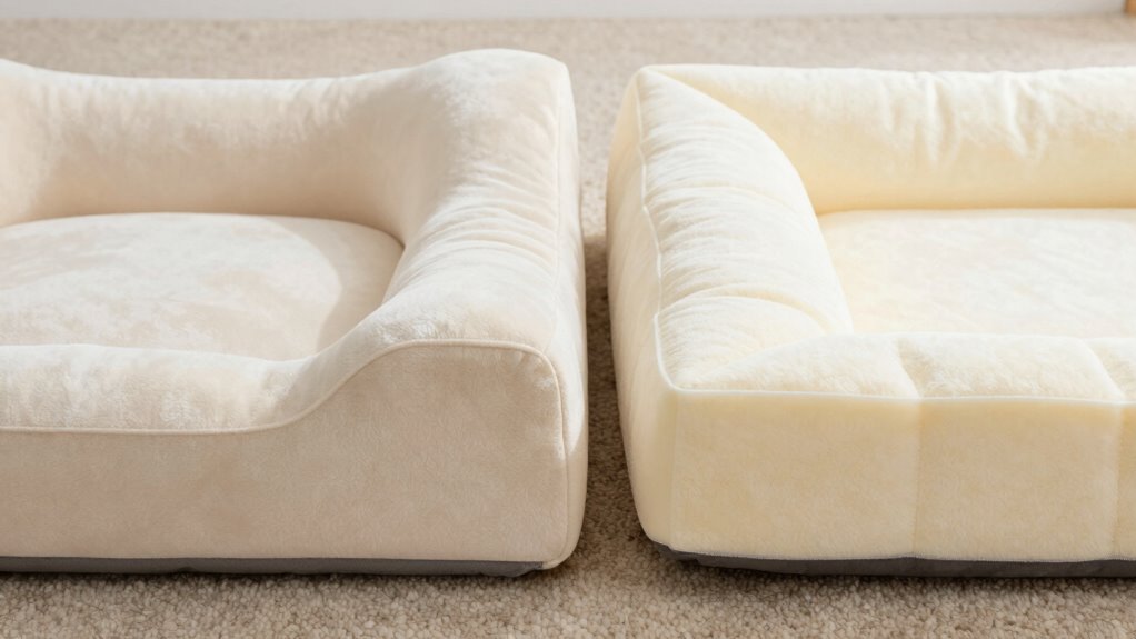 memory foam vs supportive foam