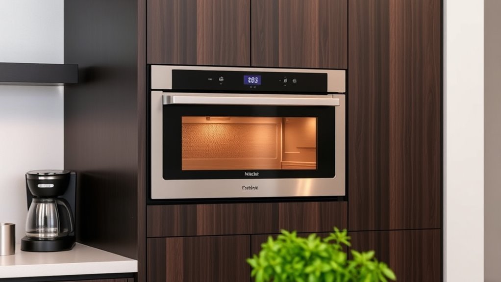 microwave size and features