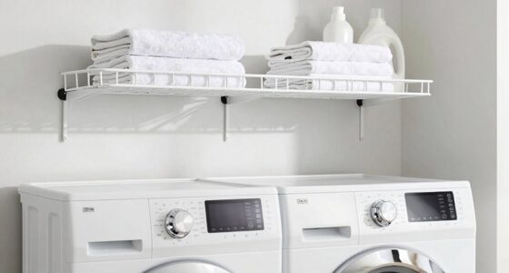 minimize vibration with shelves