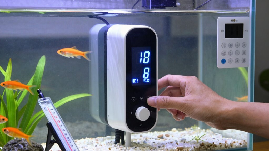 monitor aquarium water temperature