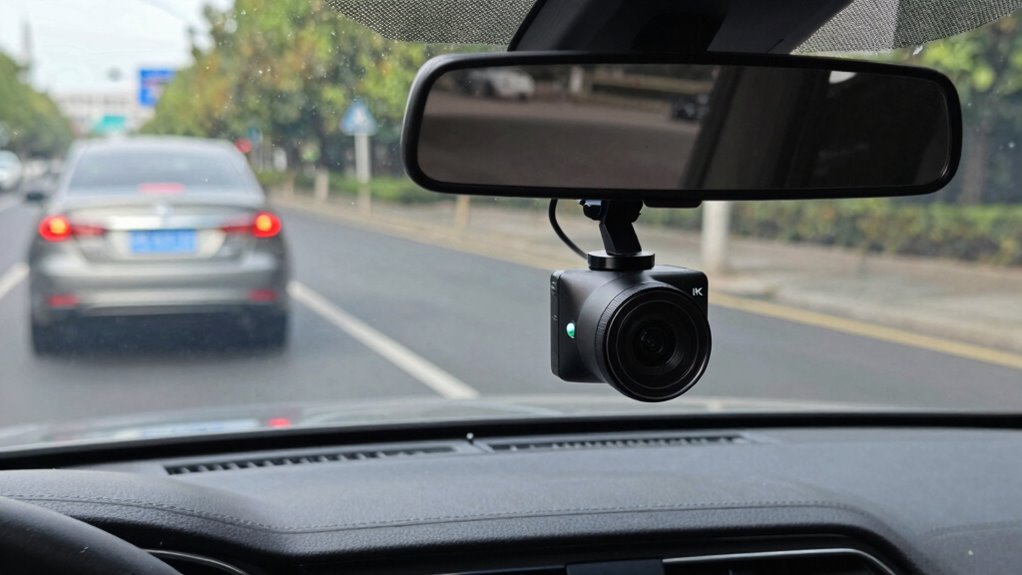 optimal dash cam positioning